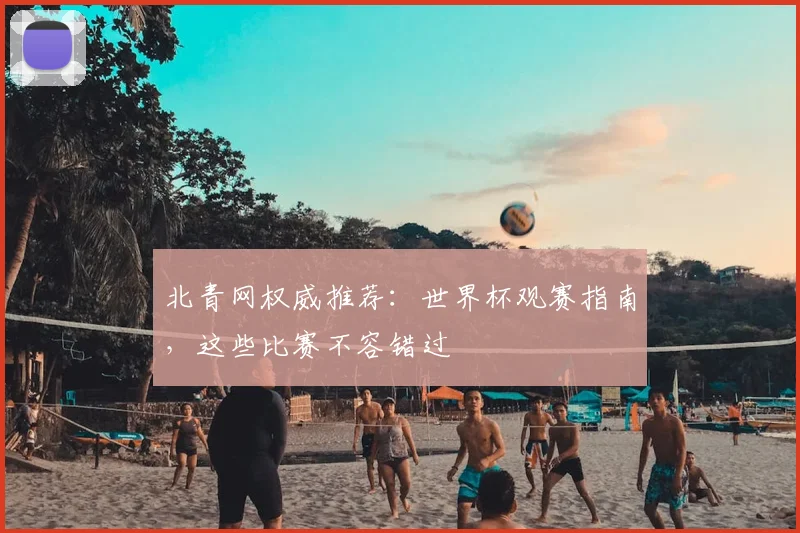 北青网权威推荐：世界杯观赛指南，这些比赛不容错过
