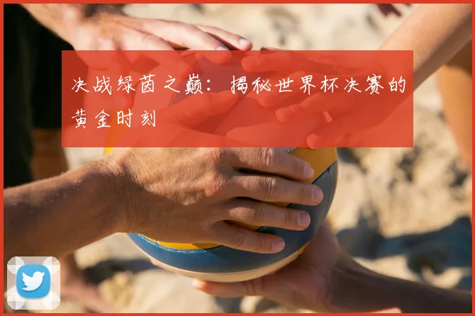 决战绿茵之巅：揭秘世界杯决赛的黄金时刻
