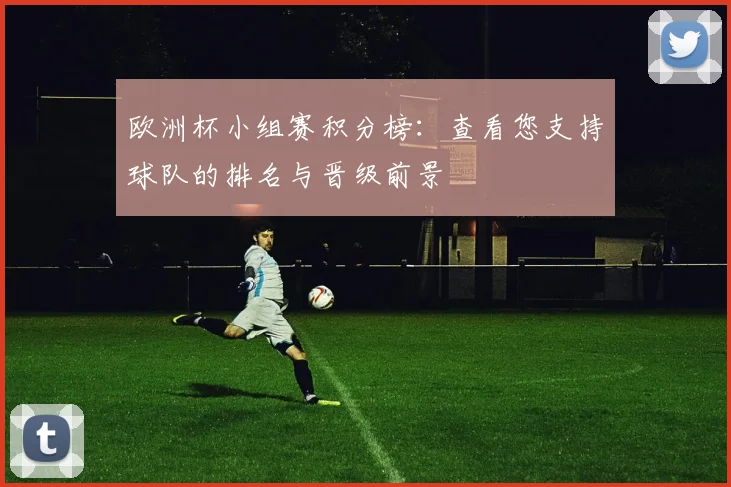 欧洲杯小组赛积分榜：查看您支持球队的排名与晋级前景