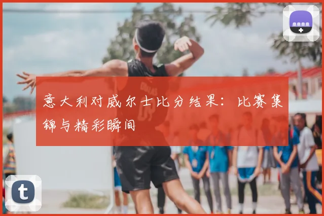 意大利对威尔士比分结果：比赛集锦与精彩瞬间
